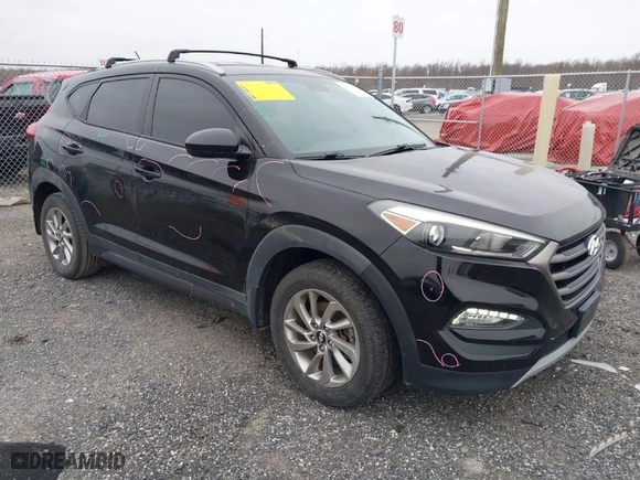 2016 Hyundai Tucson SE with VIN KM8J33A4XGU179953, listed as a IAAI auction lot 41771885 with 103,139 mi miles. Bid and sale history available at carsss.com. Image 1.