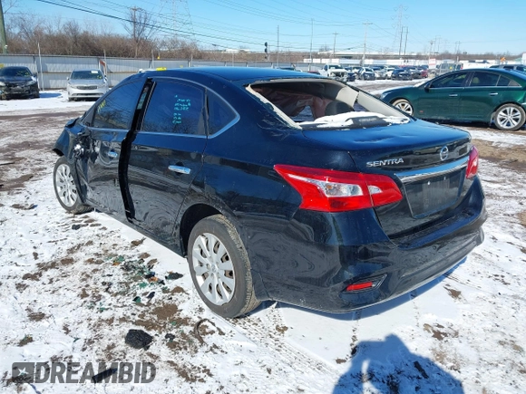 2018 Nissan Sentra SV with VIN 3N1AB7AP4JY228788, listed as a IAAI auction lot 41628453 with 117,936 mi miles and . Bid and sale history available at carsss.com. Image 3.