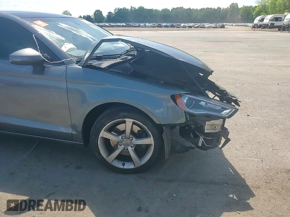 2015 Audi A3 Premium with VIN WAUACGFF5F1084672, listed as a Copart auction lot 55898775 with Not provided miles and Salvage title. Bid and sale history available at DreamBid. Image 14.