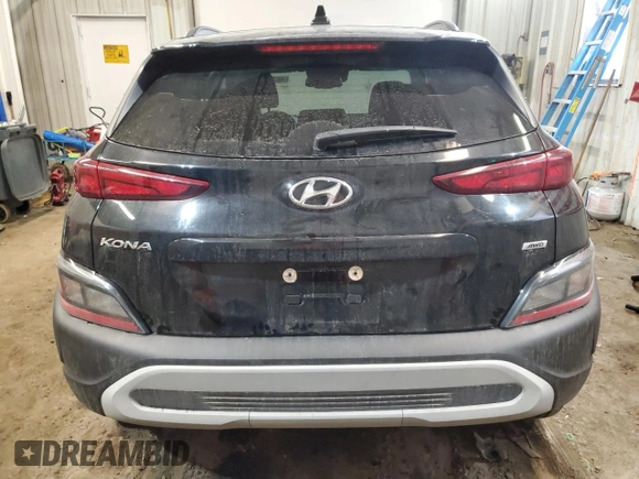 2022 Hyundai Kona SEL with VIN KM8K6CAB0NU818879, listed as a Copart auction lot 48735765 with 48,914 mi miles and Salvage Title. Bid and sale history available at DreamBid. Image 6.