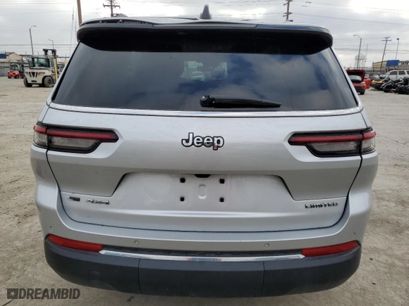 2021 Jeep Grand Cherokee L Limited with VIN 1C4RJKBG8M8111655, listed as a Copart auction lot 53076475 with 50,124 mi miles and Salvage Title. Bid and sale history available at carsss.com. Image 6.