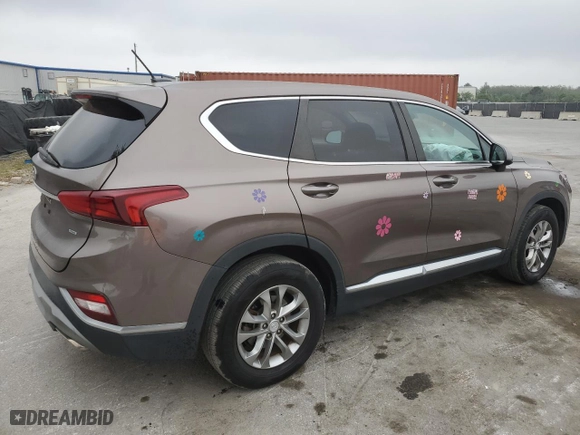 2020 Hyundai Santa Fe SE with VIN 5NMS2CAD3LH215740, listed as a Copart auction lot 50460975 with 81,731 mi miles and Salvage Title. Bid and sale history available at carsss.com. Image 3.