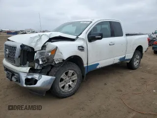 2017 Nissan Titan S z VIN 1N6AA1CJ3HN571103, wystawiony jako Copart lot #44697865 z przebiegiem 135 524 mil mil oraz Szkoda całkowita • Salvage title. Historia ofert i sprzedaży dostępna na DreamBid. Obrazek 1.