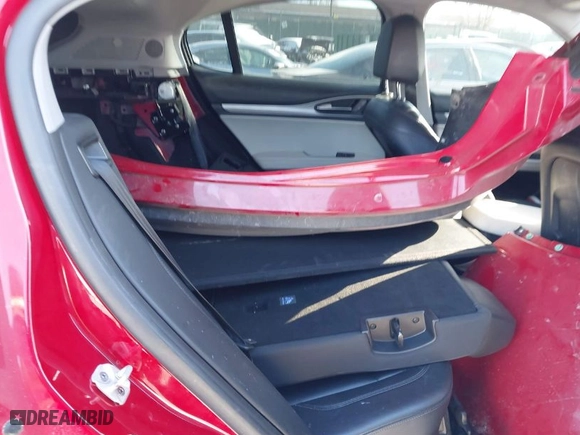 2019 Alfa Romeo Stelvio with VIN ZASPAKAN9K7C49108, listed as a IAAI auction lot 41365234 with 53,196 mi miles. Bid and sale history available at carsss.com. Image 8.