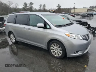 2017 Toyota Sienna with VIN 5TDDZ3DC9HS161212, listed as a Copart auction lot 50129845 with 104,020 mi miles and Salvage Title. Bid and sale history available at DreamBid. Image 4.