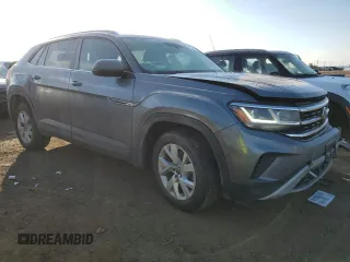 2021 Volkswagen Atlas S with VIN 1V2AC2CA6MC227062, listed as a Copart auction lot 46258605 with 89,532 mi miles and Salvage title. Bid and sale history available at DreamBid. Image 4.