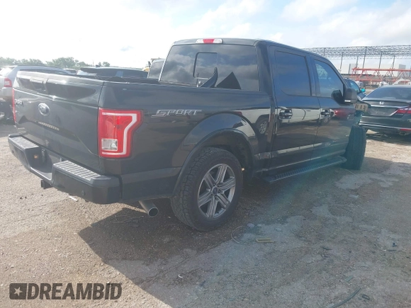 2015 Ford F-150 XL with VIN 1FTEW1CG6FKD75021, listed as a IAAI auction lot 42368982 with 194,623 mi miles and . Bid and sale history available at DreamBid. Image 4.