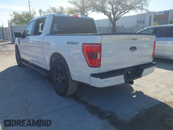2023 Ford F-150 XL with VIN 1FTEW1C57PFC48190, listed as a IAAI auction lot 41696009 with 34,776 mi miles and . Bid and sale history available at DreamBid. Image 3.