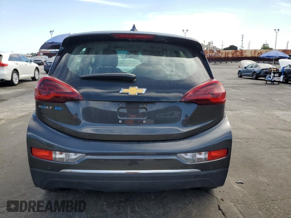 2017 Chevrolet Bolt EV LT with VIN 1G1FW6S03H4161108, listed as a Copart auction lot 52721205 with 33,887 mi miles and Salvage title. Bid and sale history available at DreamBid. Image 6.