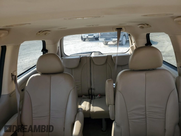 2014 Kia Sedona EX with VIN KNDMH4C7XE6548201, listed as a Copart auction lot 76144574 with 136,493 mi miles and Salvage Title. Bid and sale history available at carsss.com. Image 10.