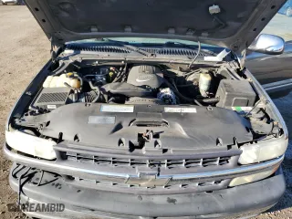 2001 Chevrolet Silverado 1500 LS with VIN 2GCEC19TX11265109, listed as a Copart auction lot 44585145 with 0 mi miles and Salvage Title. Bid and sale history available at carsss.com. Image 12.