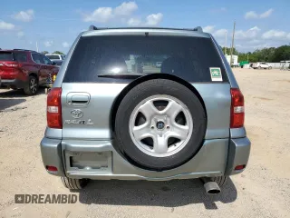 2005 Toyota RAV4 with VIN JTEGD20V350070475, listed as a Copart auction lot 53390005 with 96,666 mi miles and Salvage Title. Bid and sale history available at carsss.com. Image 6.