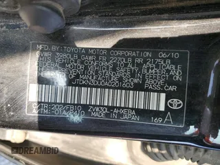 2010 Toyota Prius II with VIN JTDKN3DU0A0201603, listed as a Copart auction lot 55108355 with 228,467 mi miles and Clean Title. Bid and sale history available at carsss.com. Image 12.