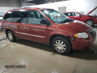 2007 Chrysler Town & Country LWB Touring with VIN 2A4GP54L67R195270, listed as a Copart auction lot 77137954 with 209,073 mi miles and Clean Title. Bid and sale history available at carsss.com. Image 4.