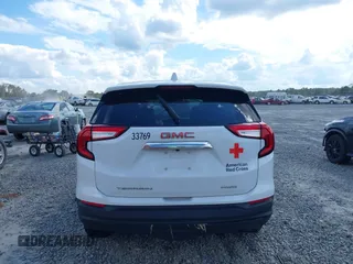 2023 GMC Terrain SLE with VIN 3GKALTEG3PL210144, listed as a IAAI auction lot 40461807 with 1 mi miles. Bid and sale history available at carsss.com. Image 16.