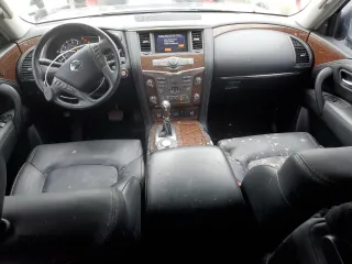 2019 Nissan Armada Platinum with VIN JN8AY2NF9K9351708, listed as a Copart auction lot 77241883 with 42,308 mi miles. Bid and sale history available at carsss.com. Image 8.