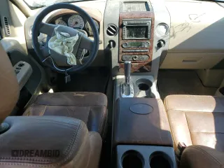 2008 Ford F-150 XLT with VIN 1FTPW14V58KB37444, listed as a Copart auction lot 50063545 with 165,536 mi miles and Salvage Title. Bid and sale history available at carsss.com. Image 8.