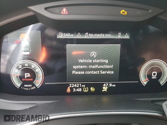 2022 Audi A6 Premium z VIN WAUD3BF22NN055912, wystawiony jako Copart lot #39701044 z przebiegiem 22 421 mil mil oraz . Historia ofert i sprzedaży dostępna na DreamBid. Obrazek 9.
