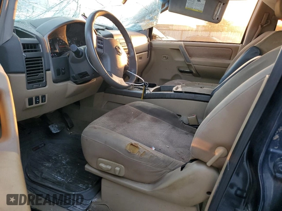 2006 Nissan Armada LE с VIN 5N1AA08A66N700501, выставлен на аукционе Copart как лот 71950714 с пробегом 127 889 миль миль и Списание • Salvage title. История ставок и продаж доступна на DreamBid. Изображение 7.