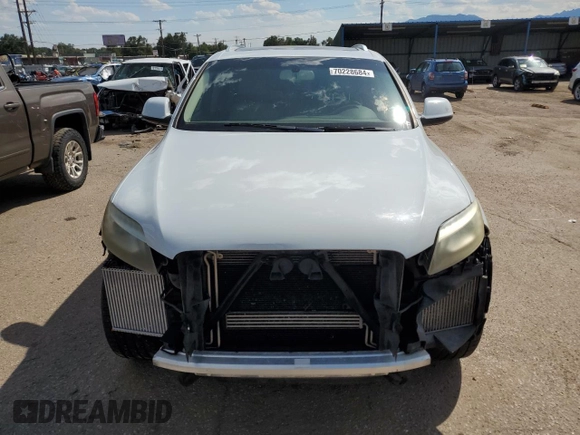 2013 Audi Q7 3.0L TDI Prestige with VIN WA1VMAFE6DD010169, listed as a Copart auction lot 70228684 with 165,599 mi miles and Salvage Title. Bid and sale history available at carsss.com. Image 5.