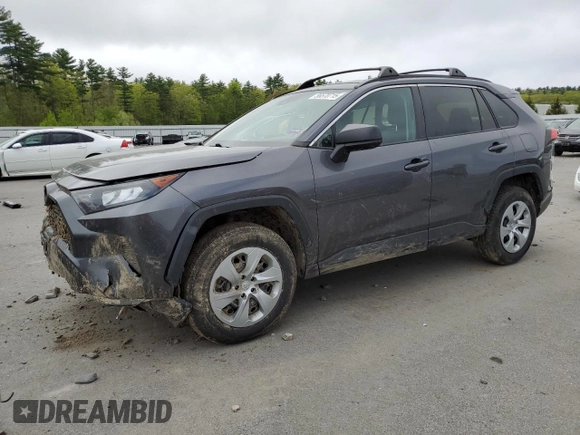 2021 Toyota RAV4 LE with VIN 2T3F1RFV6MC247024, listed as a Copart auction lot 56570715 with 49,043 mi miles and Salvage title. Bid and sale history available at DreamBid. Image 1.