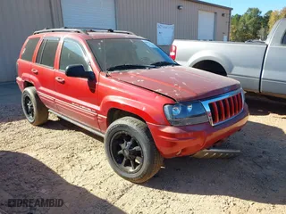 2004 Jeep Grand Cherokee Limited with VIN 1J4GW58N34C124515, listed as a IAAI auction lot 40602071 with 169,358 mi miles. Bid and sale history available at carsss.com. Image 1.