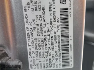 2021 Honda CR-V EX-L with VIN 2HKRW1H84MH400061, listed as a Copart auction lot 44078145 with 24,155 mi miles and Salvage Title. Bid and sale history available at carsss.com. Image 14.