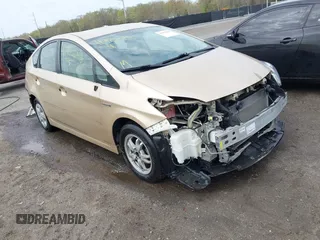 2011 Toyota Prius I with VIN JTDKN3DU3B1382269, listed as a IAAI auction lot 41982096 with 36,600 mi miles. Bid and sale history available at carsss.com. Image 1.