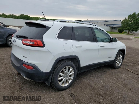 2015 Jeep Cherokee Limited z VIN 1C4PJMDS3FW511528, wystawiony jako Copart lot #58977015 z przebiegiem 167 652 mil mil oraz Czysty tytuł • Clean title. Historia ofert i sprzedaży dostępna na DreamBid. Obrazek 3.
