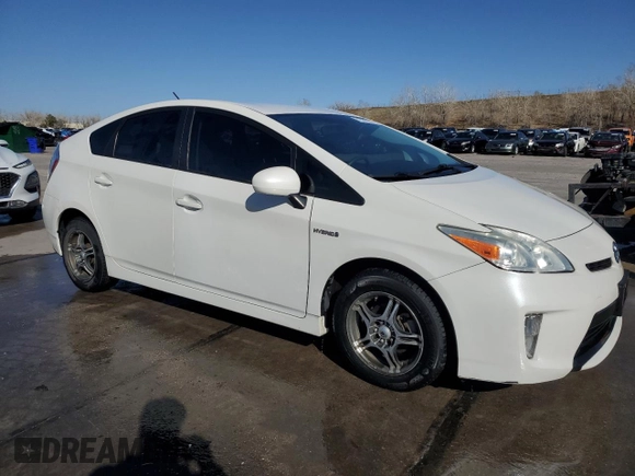 2013 Toyota Prius One with VIN JTDKN3DU3D5698878, listed as a Copart auction lot 51537085 with 95,575 mi miles and Salvage Title. Bid and sale history available at carsss.com. Image 4.