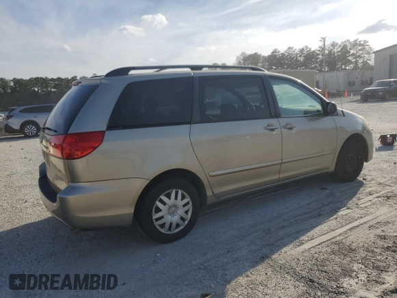2006 Toyota Sienna CE with VIN 5TDZA23C36S488677, listed as a Copart auction lot 48892235 with 0 mi miles and Clean Title. Bid and sale history available at carsss.com. Image 3.