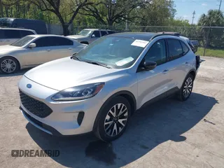 2020 Ford Escape SE Sport Hybrid with VIN 1FMCU0BZXLUA68912, listed as a IAAI auction lot 41791162 with 45,619 mi miles and . Bid and sale history available at carsss.com. Image 17.
