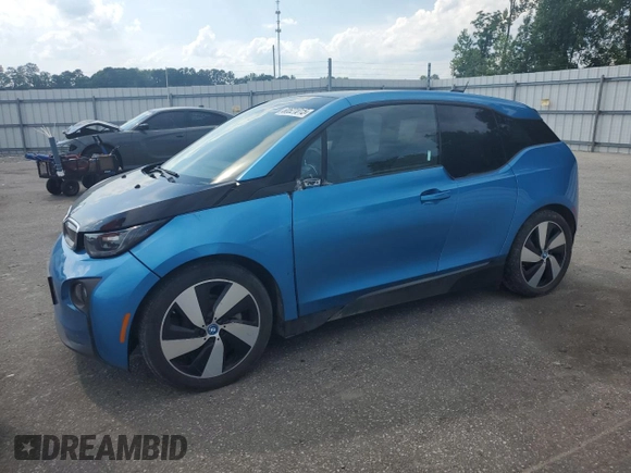 2017 BMW i3 with VIN WBY1Z8C51HV551437, listed as a Copart auction lot 60521015 with 64,343 mi miles and Salvage title. Bid and sale history available at DreamBid. Image 1.