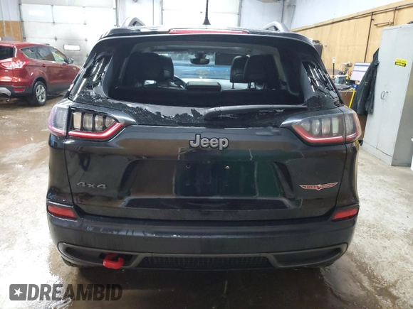 2019 Jeep Cherokee Trailhawk with VIN 1C4PJMBX1KD386047, listed as a Copart auction lot 52675855 with 62,514 mi miles and Clean Title. Bid and sale history available at DreamBid. Image 6.
