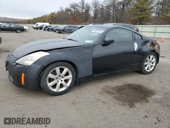2004 Nissan 350Z Touring with VIN JN1AZ34D84T162054, listed as a Copart auction lot 88550725 with 116,152 mi miles and Salvage Title. Bid and sale history available at carsss.com. Image 1.