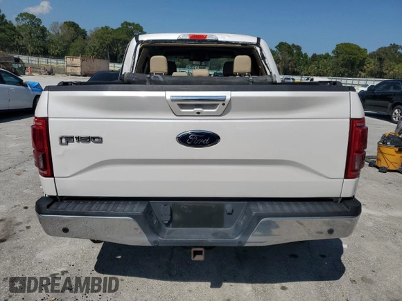 2016 Ford F-150 XL with VIN 1FTEW1CG3GKE81606, listed as a Copart auction lot 47375895 with 121,650 mi miles and Salvage Title. Bid and sale history available at DreamBid. Image 6.