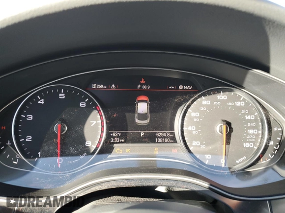 2013 Audi A7 Prestige with VIN WAU2GAFC3DN083800, listed as a Copart auction lot 52752865 with 108,190 mi miles and Salvage title. Bid and sale history available at DreamBid. Image 9.
