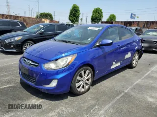 2012 Hyundai Accent GLS with VIN KMHCU4AE9CU137322, listed as a Copart auction lot 61499565 with 231,079 mi miles and Salvage title. Bid and sale history available at DreamBid. Image 1.
