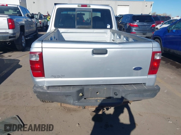 2002 Ford Ranger XL Fleet with VIN 1FTZR45E02PB52573, listed as a IAAI auction lot 41828913 with 221,377 mi miles. Bid and sale history available at carsss.com. Image 16.