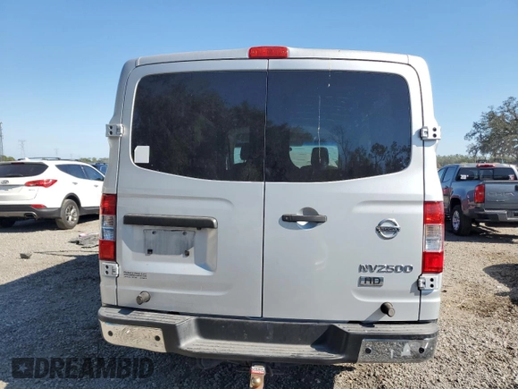 2015 Nissan NV SV with VIN 1N6AF0KY7FN801555, listed as a Copart auction lot 85541884 with 105,056 mi miles and Salvage Title. Bid and sale history available at carsss.com. Image 6.
