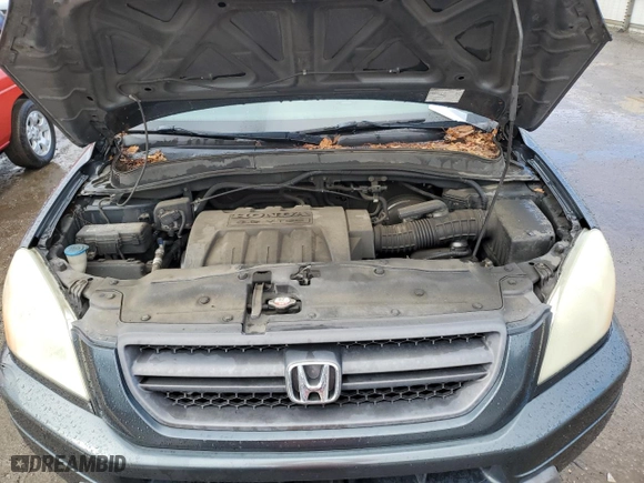 2005 Honda Pilot EX-L with RES with VIN 2HKYF18655H521404, listed as a Copart auction lot 44224195 with 177,999 mi miles and Salvage Title. Bid and sale history available at carsss.com. Image 12.