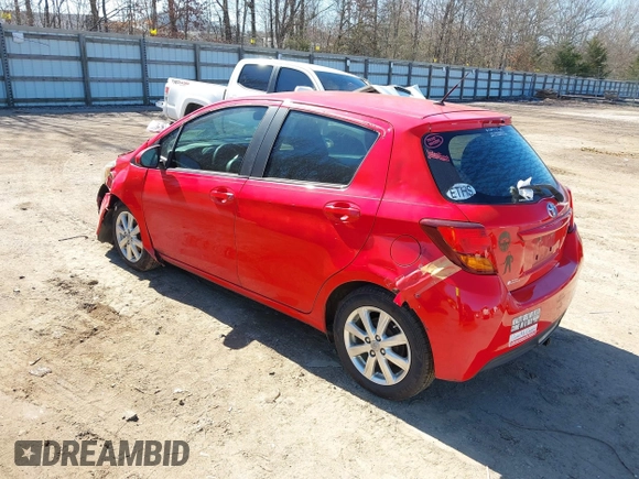 2016 Toyota Yaris L with VIN VNKKTUD39GA058079, listed as a IAAI auction lot 41651786 with 148,969 mi miles. Bid and sale history available at carsss.com. Image 3.