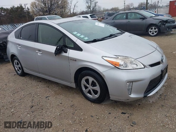 2013 Toyota Prius One with VIN JTDKN3DU7D1622829, listed as a IAAI auction lot 42073456 with 93,390 mi miles. Bid and sale history available at carsss.com. Image 1.