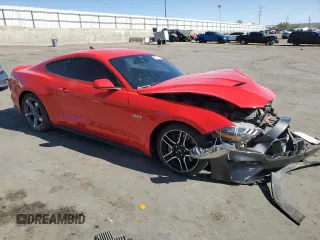 2022 Ford Mustang GT with VIN 1FA6P8CF9N5108380, listed as a Copart auction lot 57899235 with 48,956 mi miles and Salvage title. Bid and sale history available at DreamBid. Image 4.