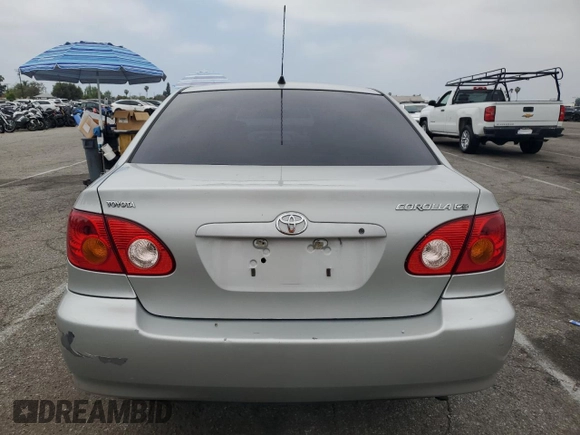 2004 Toyota Corolla CE with VIN 1NXBR32E54Z202173, listed as a Copart auction lot 55756845 with 166,700 mi miles and Salvage Title. Bid and sale history available at DreamBid. Image 6.