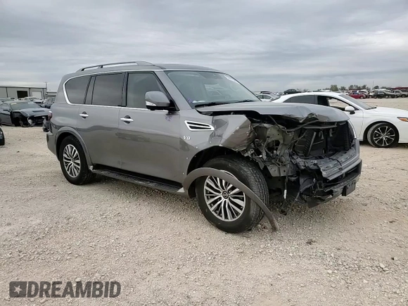 2021 Nissan Armada SL with VIN JN8AY2BAXM9370571, listed as a Copart auction lot 83081584 with 77,776 mi miles and Salvage Title. Bid and sale history available at carsss.com. Image 11.