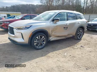 2023 Infiniti QX60 Luxe with VIN 5N1DL1FR5PC359109, listed as a IAAI auction lot 41236821 with 30,386 mi miles and . Bid and sale history available at DreamBid. Image 17.