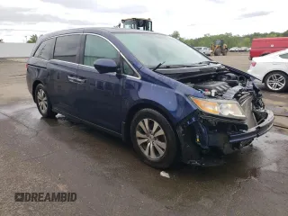 2015 Honda Odyssey EX-L z VIN 5FNRL5H63FB071496, wystawiony jako Copart lot #58171045 z przebiegiem 139 202 mil mil oraz Szkoda całkowita • Salvage title. Historia ofert i sprzedaży dostępna na DreamBid. Obrazek 4.