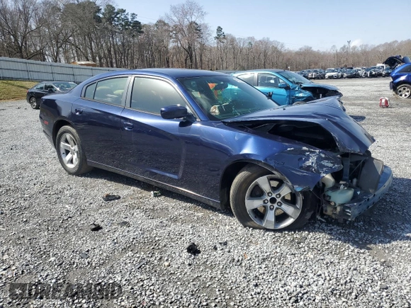 2014 Dodge Charger SE with VIN 2C3CDXBG1EH150033, listed as a Copart auction lot 47695035 with 204,936 mi miles and Salvage Title. Bid and sale history available at DreamBid. Image 4.
