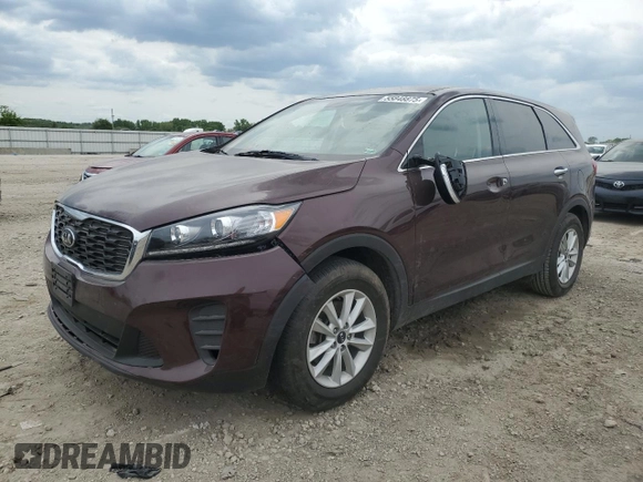 2020 Kia Sorento S z VIN 5XYPG4A56LG615016, wystawiony jako Copart lot #55848875 z przebiegiem Nie podano mil oraz Szkoda całkowita • Salvage title. Historia ofert i sprzedaży dostępna na DreamBid. Obrazek 1.